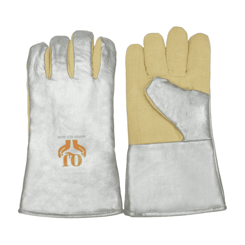 قفاز حماية حرارة الأراميد الألومني قفاز حماية حرارة الأراميد الألومني